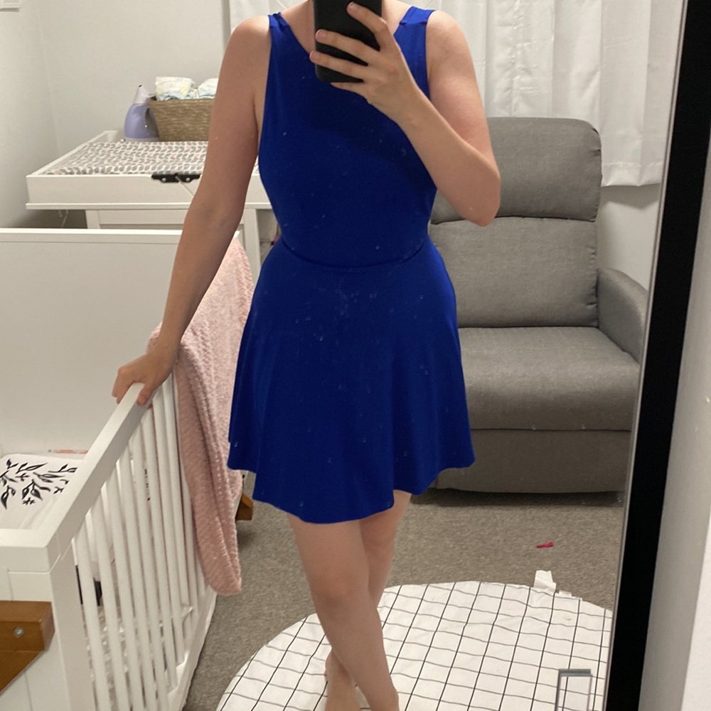 Royal blue dress
